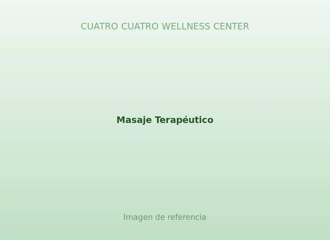 Masaje Terapéutico